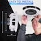 Pyle Pyle 6.5" In-Wall / In-Ceiling Speakers, 2-Way Flush Mount Home Speaker Pair, 200 Watt (Pair) PDIC1661RD - alternate 3